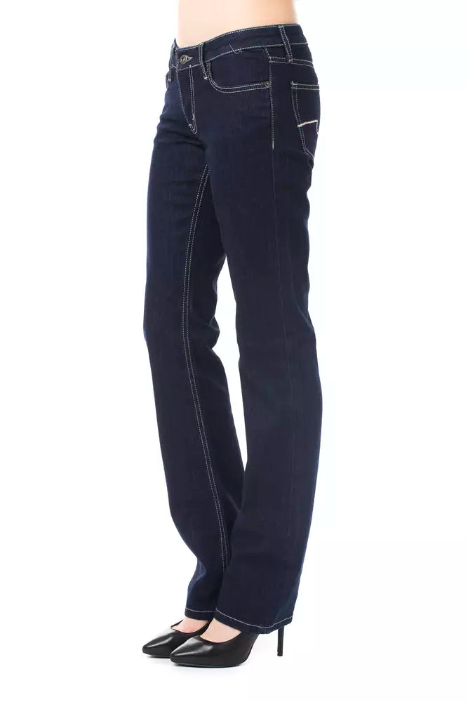 Ungaro Fever Blaue Baumwolljeans für Damen