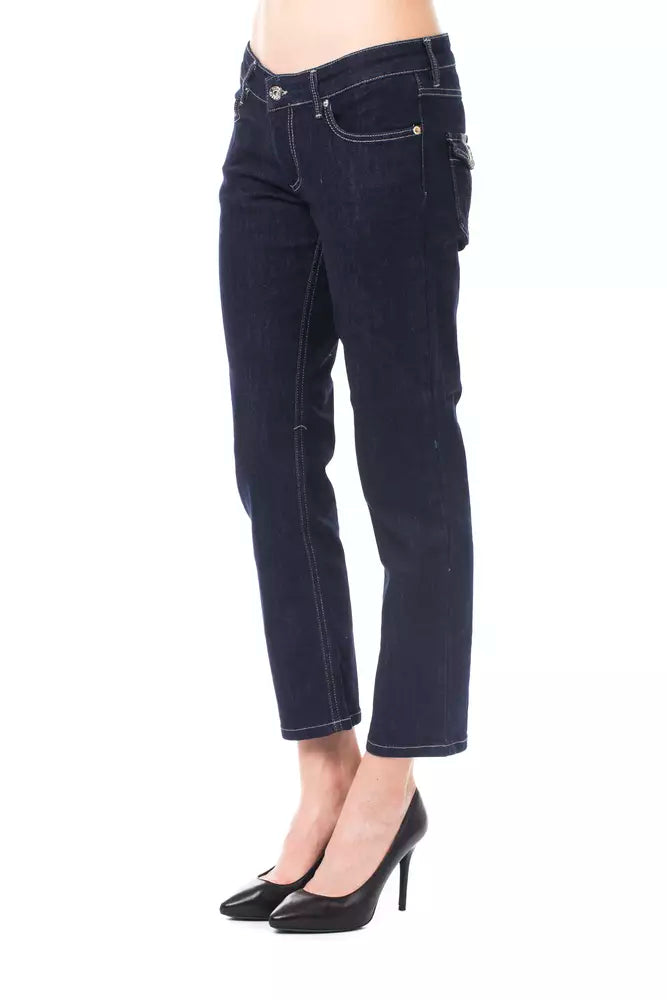 Ungaro Fever Blaue Baumwolljeans für Damen