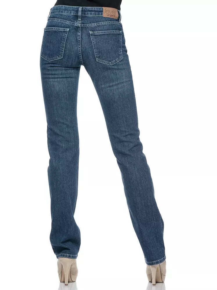 Ungaro Fever Blaue Baumwolljeans für Damen