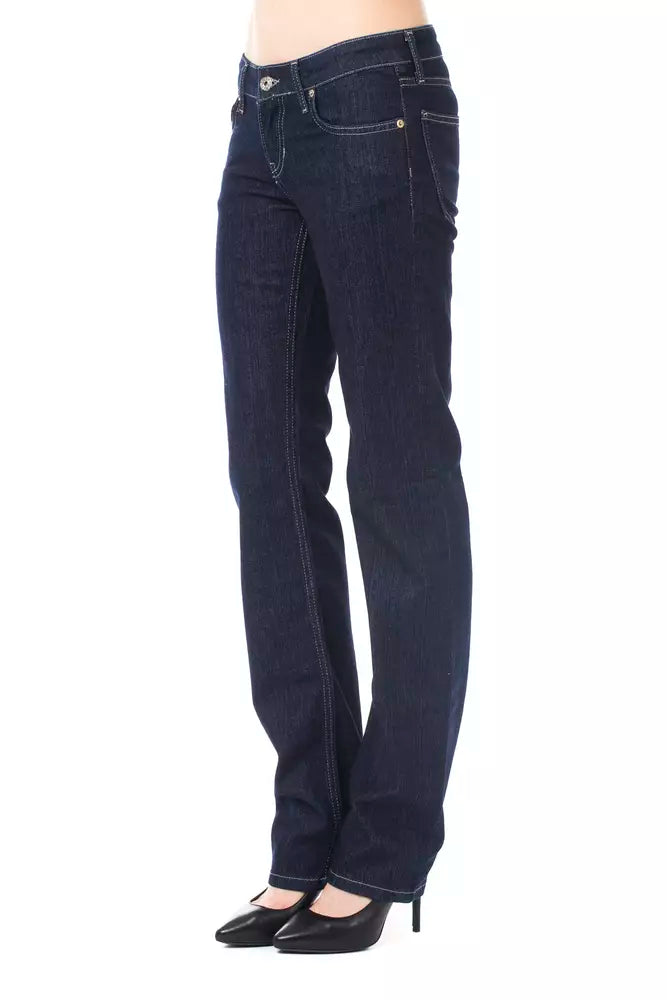 Ungaro Fever Blaue Baumwolljeans für Damen