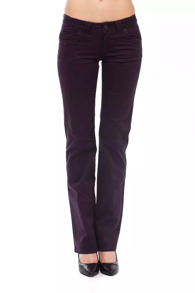 Ungaro Fever Lila Baumwolle Damen Hosen