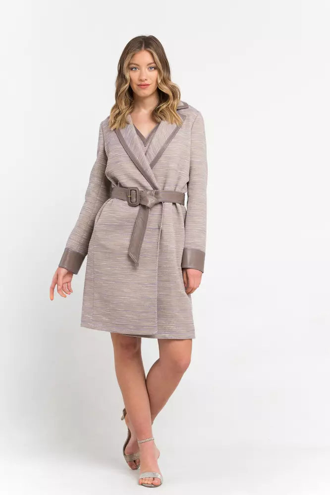 Trussardi Beige Baumwollmantel für Damen