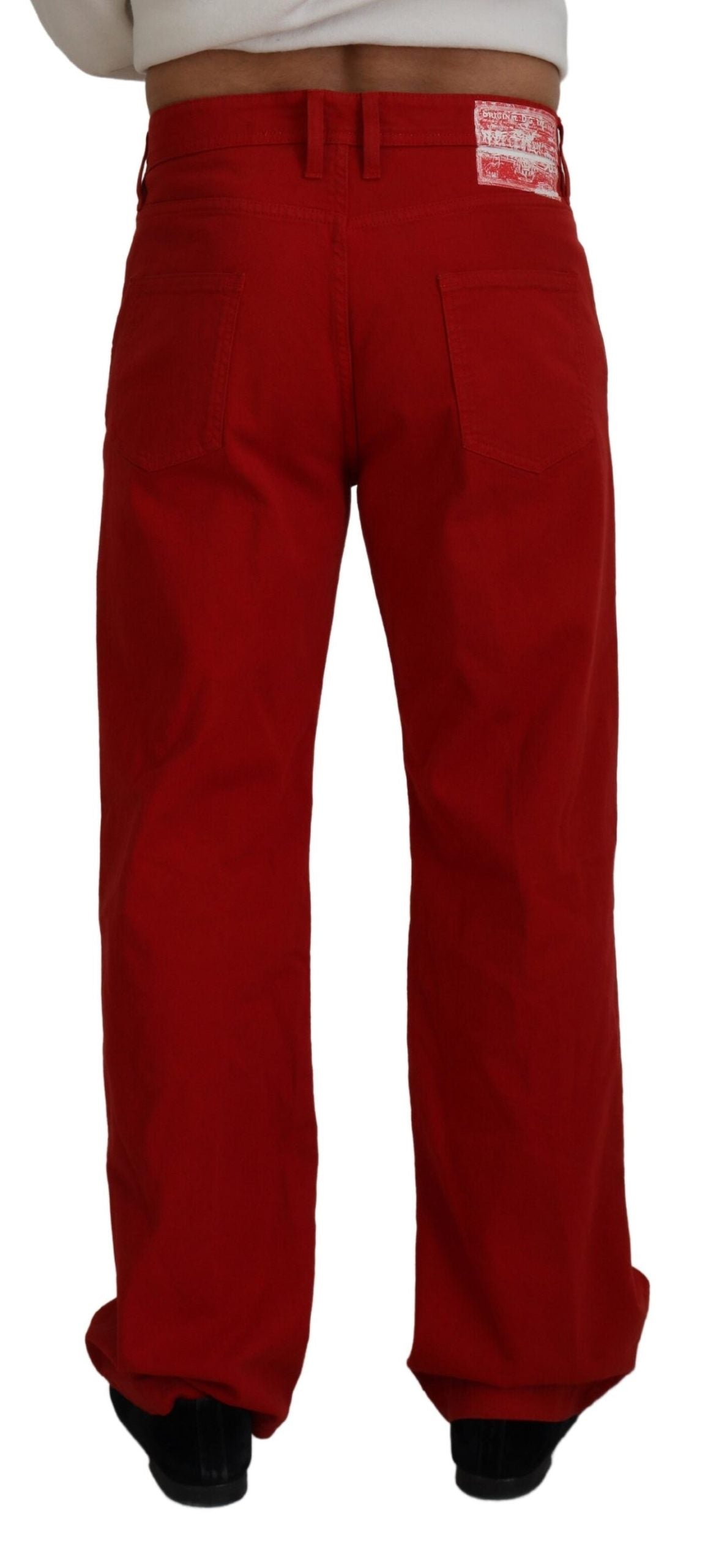 Dolce &amp; Gabbana Schicke rote Baumwoll-Jeanshose