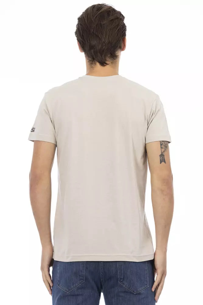 Trussardi Action Beige Baumwolle Herren T-Shirt