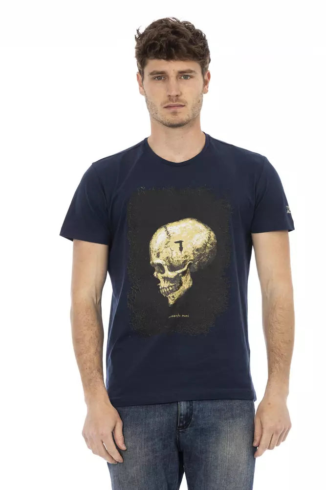 Trussardi Action Blue Cotton Men's T-Shirt