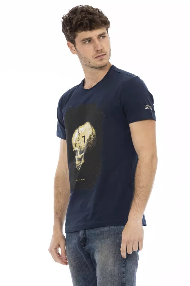 Trussardi Action Blue Cotton Men's T-Shirt