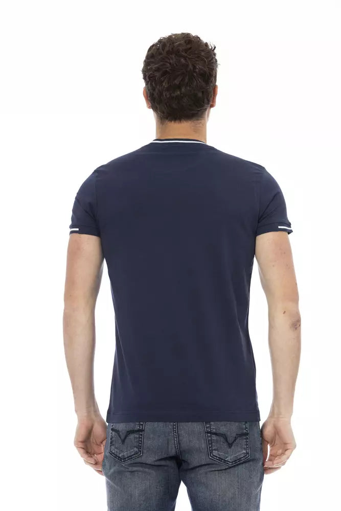 Trussardi Action Blue Cotton Men's T-Shirt