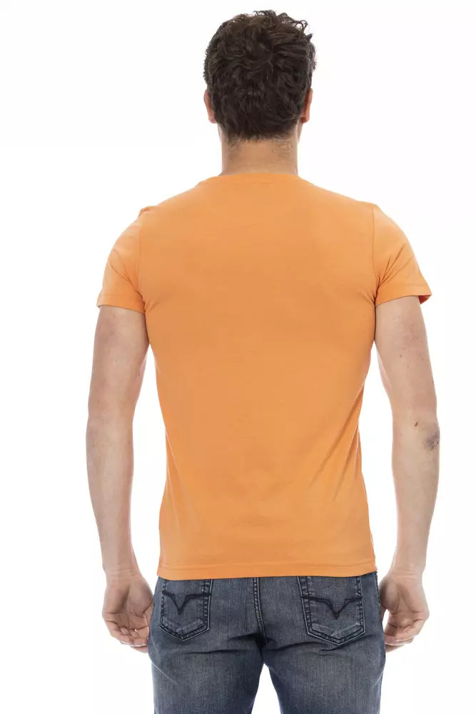 Trussardi Action Orange Baumwolle Herren T-Shirt