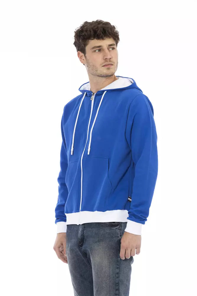 Baldinini Trend Blauer Wollpullover für Herren