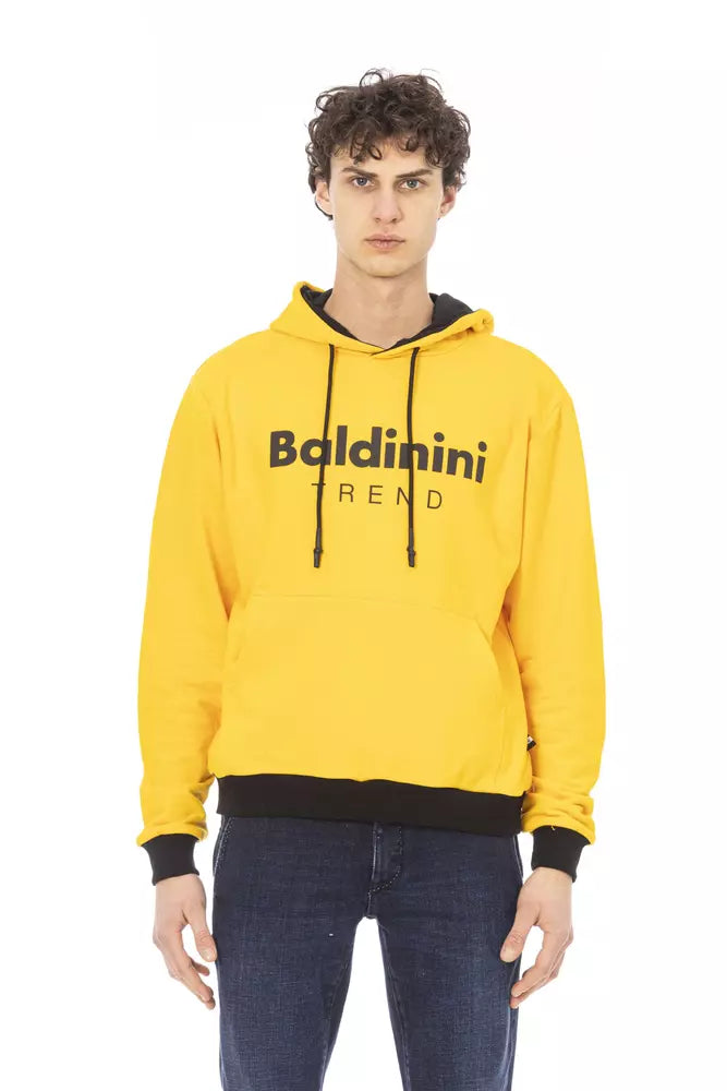 Pulover Baldinini Trend galben din bumbac pentru bărbați