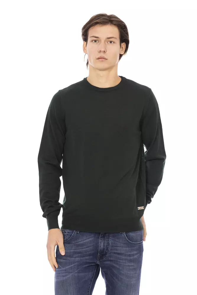Pulover Baldinini Trend Green Material pentru bărbați