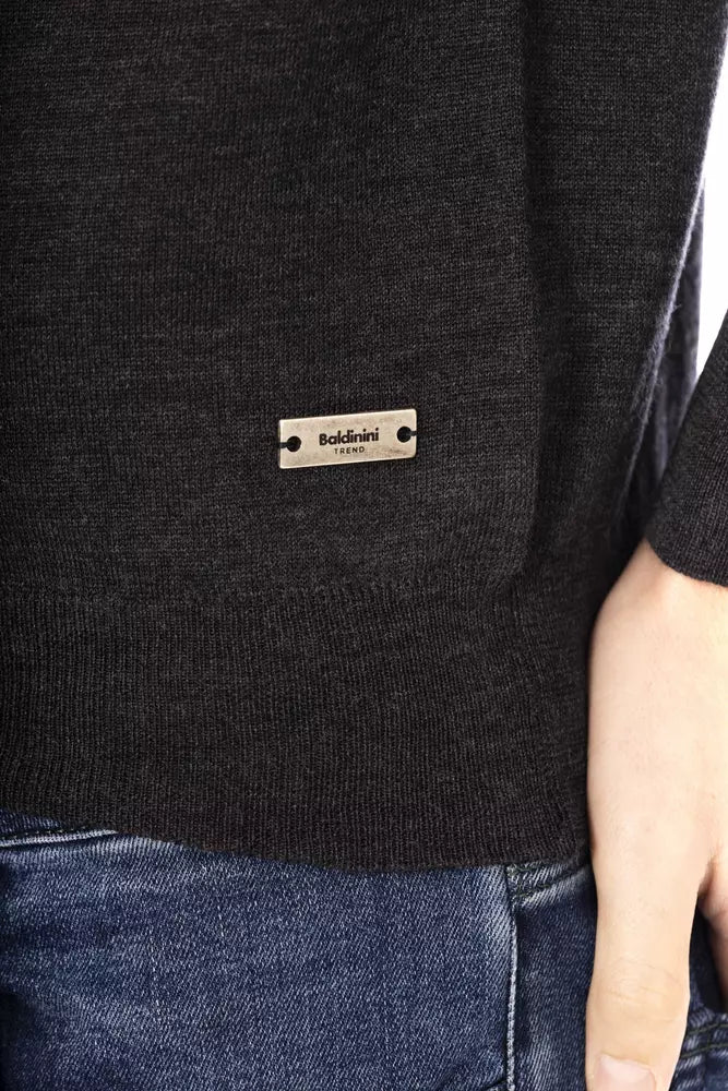 Baldinini Trend Grauer Stoff Herren Pullover