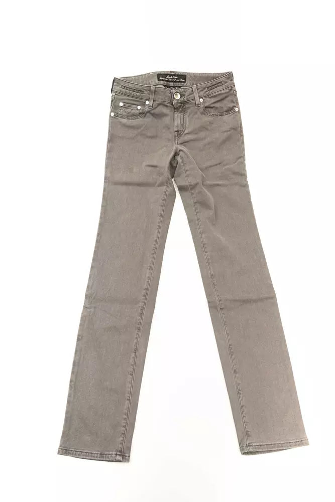 Jacob Cohen Graue Baumwolljeans für Damen