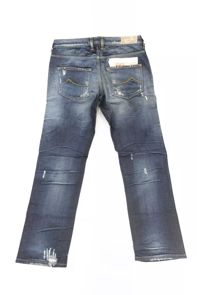 Jacob Cohen Damenjeans aus blauer Baumwolle
