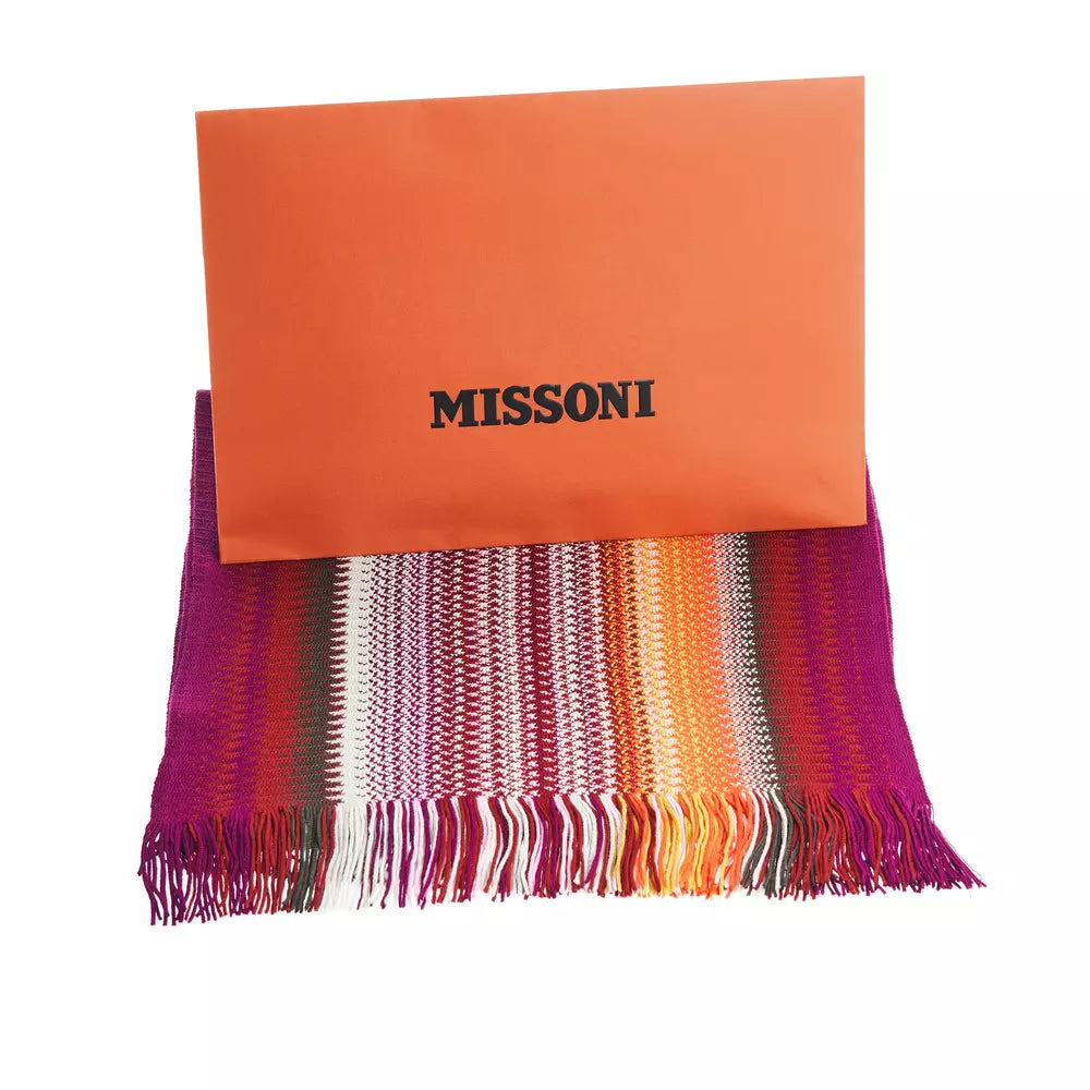 Missoni Mehrfarbiger Wollschal für Herren