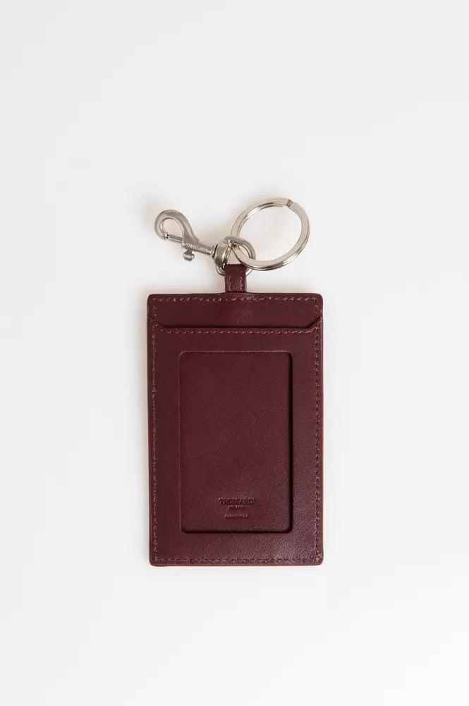 Trussardi Herren Schlüsselanhänger aus braunem Leder