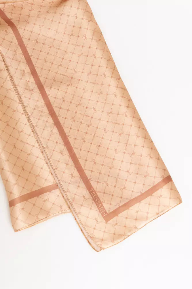 Trussardi Mehrfarbiger Seidenschal für Damen