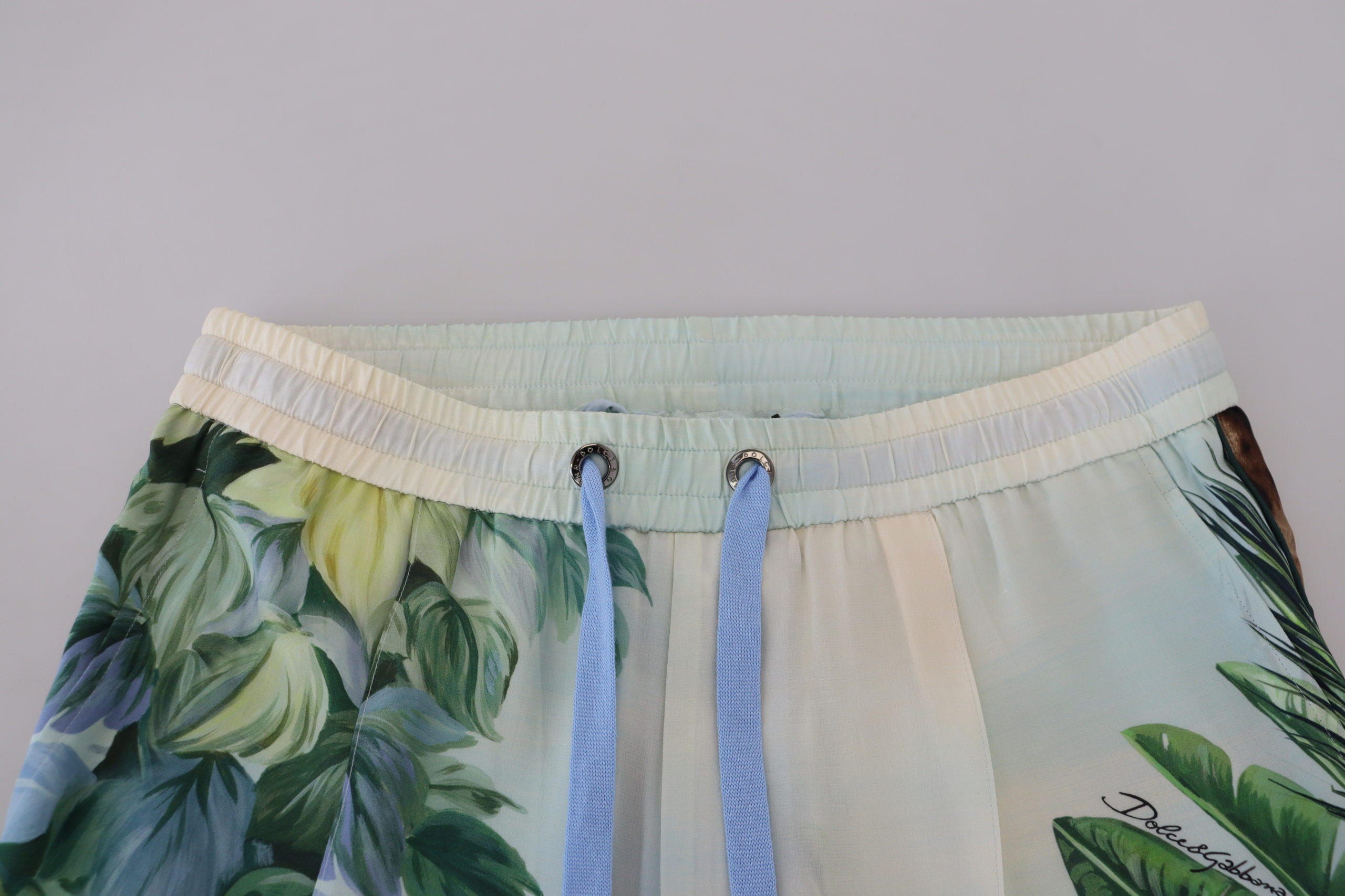 Dolce &amp; Gabbana Mehrfarbige Statement-Hose aus Seide