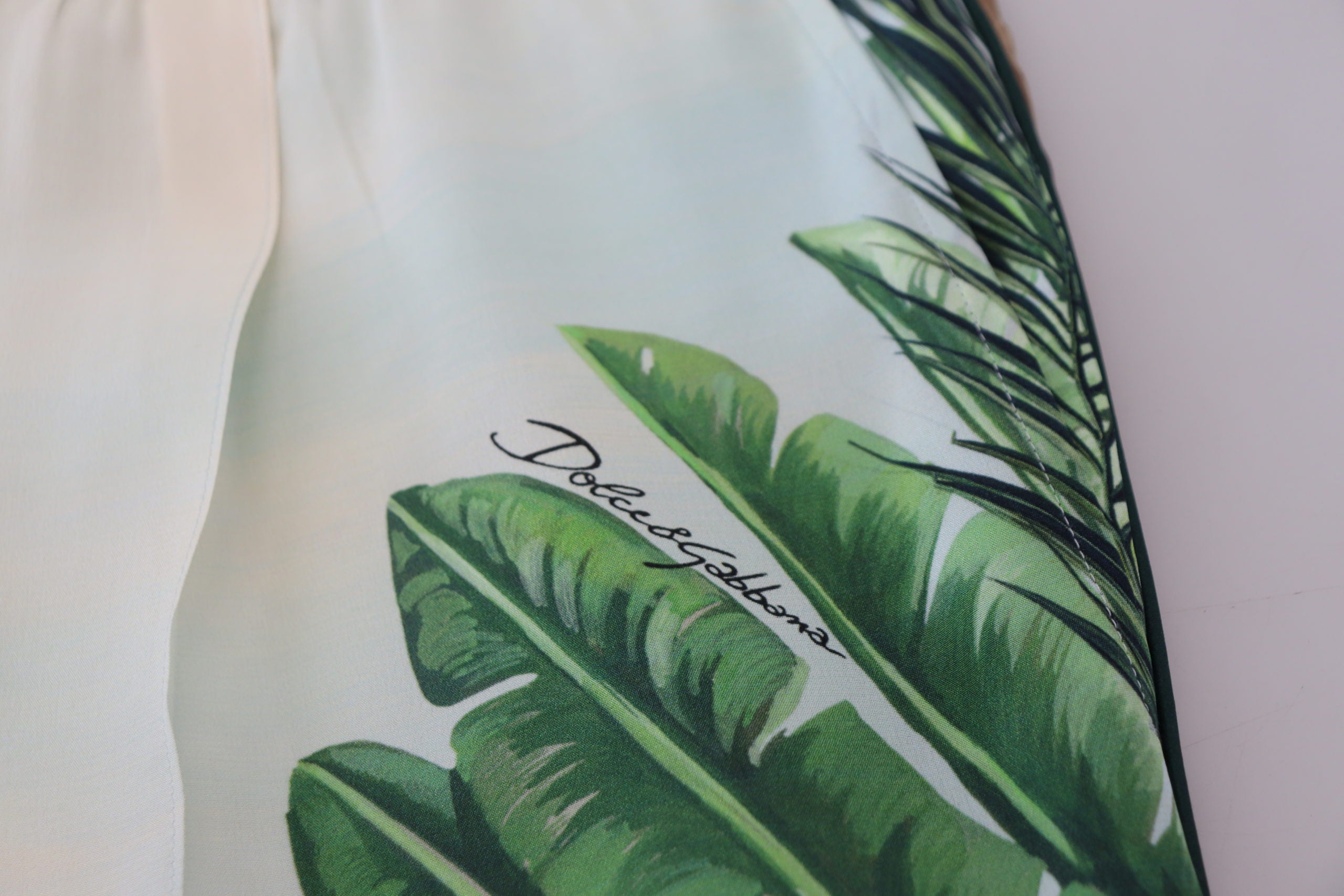 Dolce &amp; Gabbana Mehrfarbige Statement-Hose aus Seide