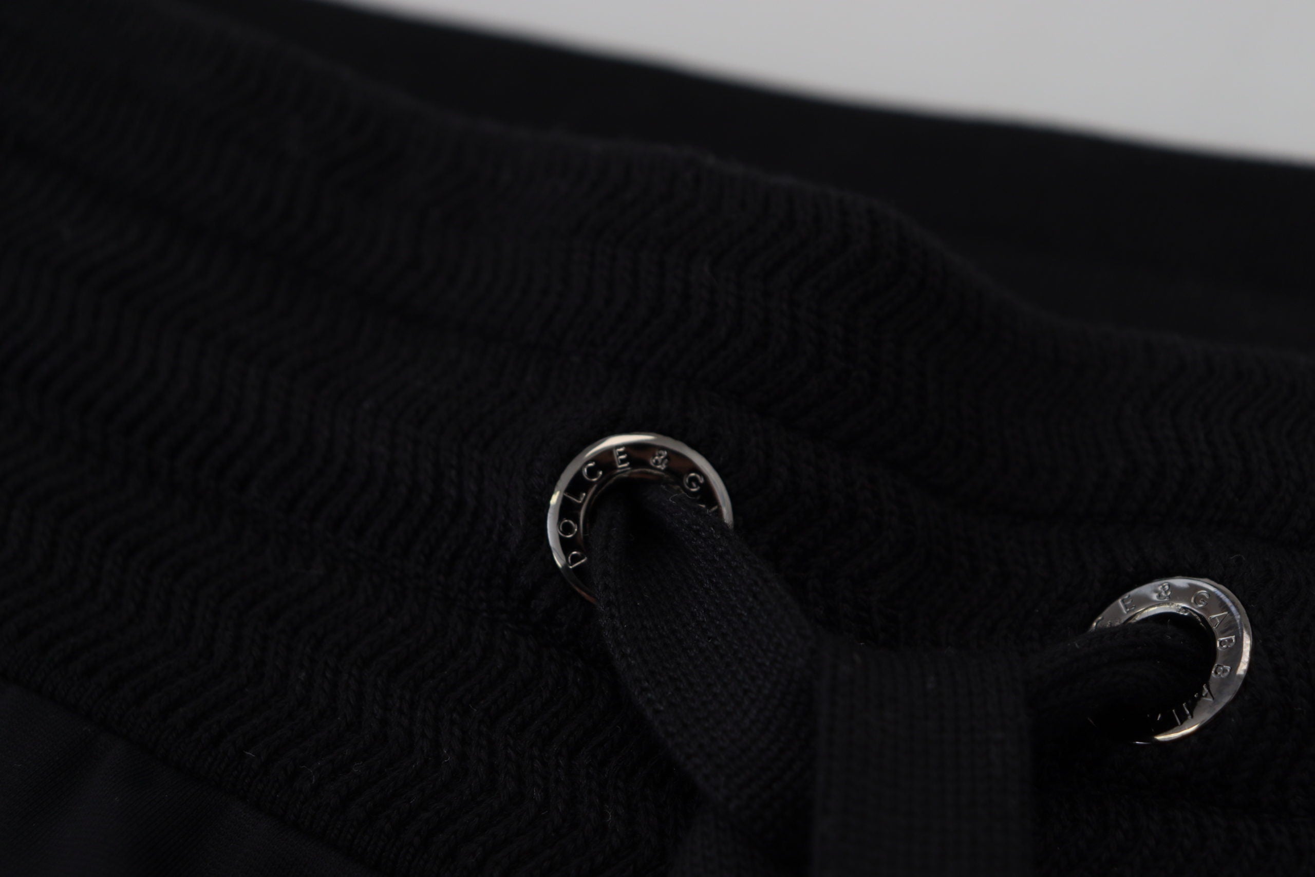 Dolce &amp; Gabbana Schicke schwarze Designerhose aus Baumwolle