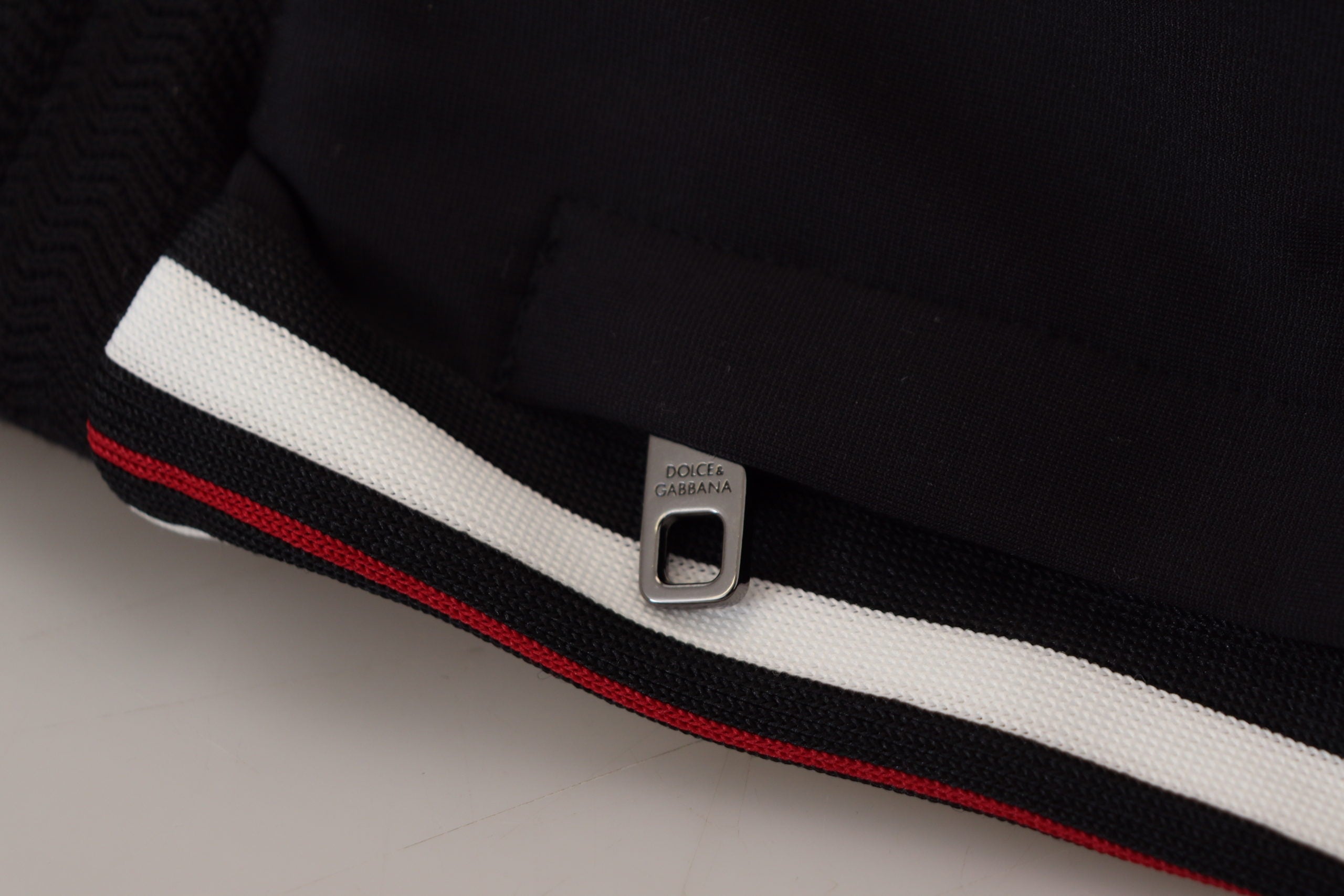 Dolce &amp; Gabbana Schicke schwarze Designerhose aus Baumwolle