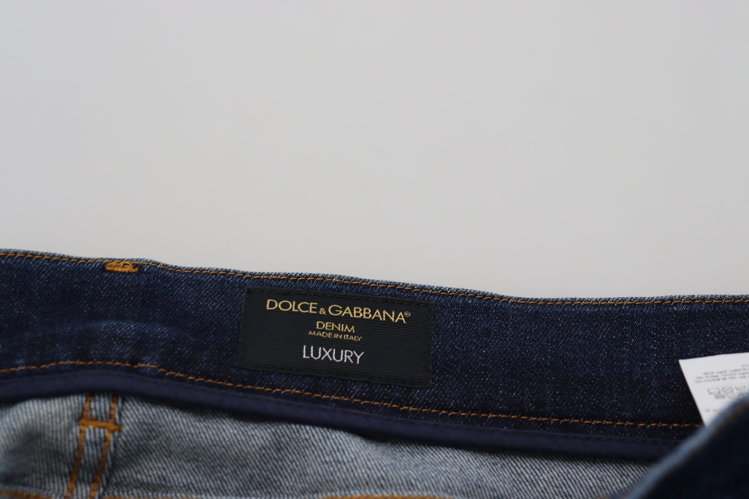 Dolce & Gabbana Blue Washed Cotton Casual Denim Jeans