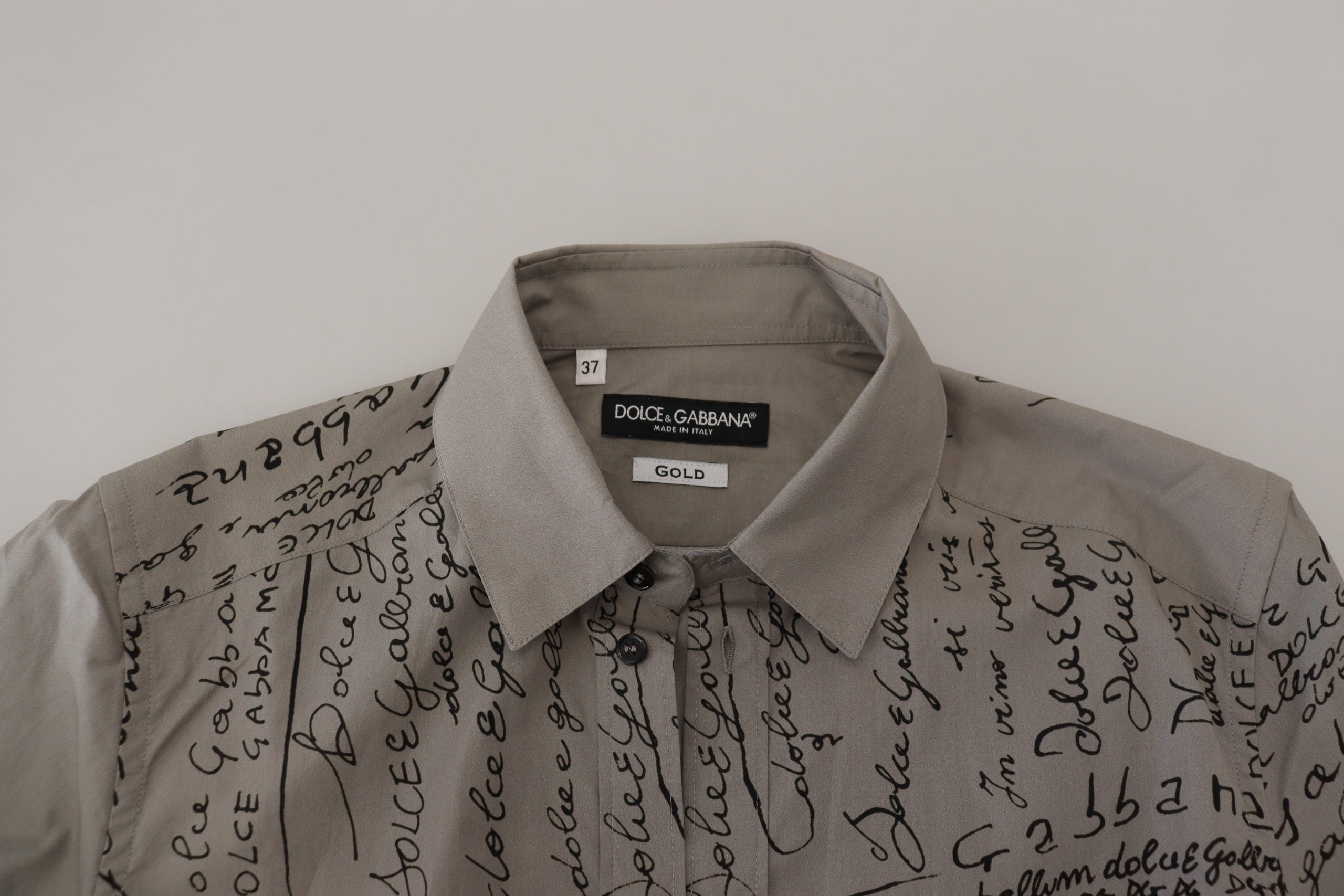 Dolce &amp; Gabbana Elegantes Slim Fit-Hemd aus Baumwolle
