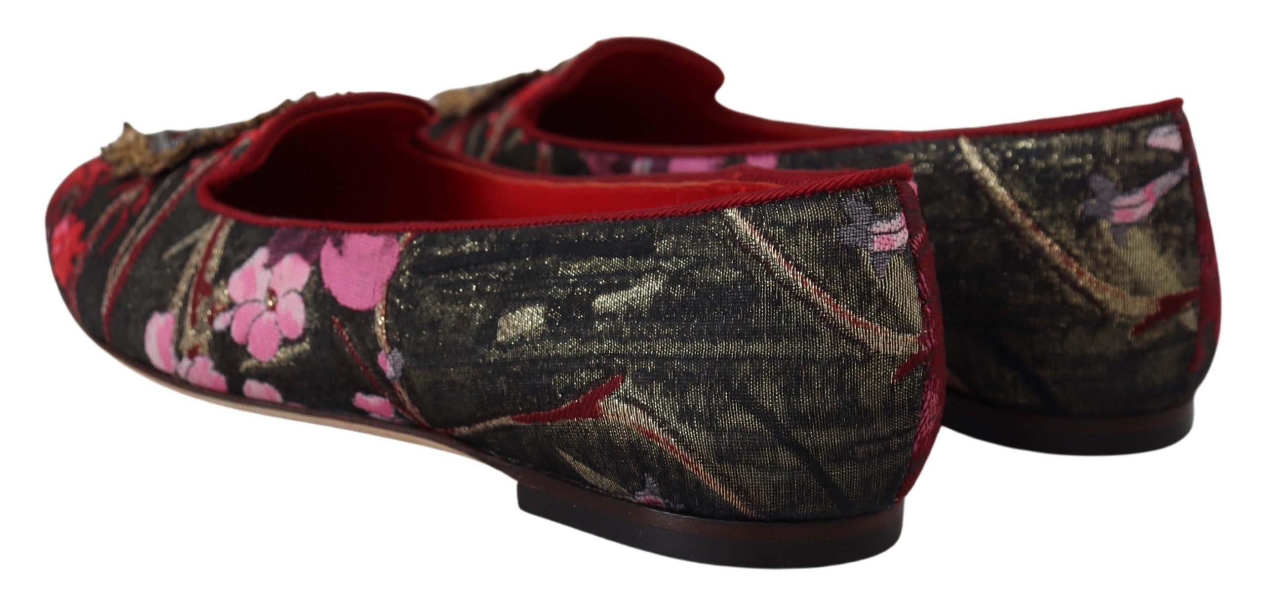 Pantofi sport Dolce &amp; Gabbana din piele și material textil multicolor cu etichetă Sacred Heart