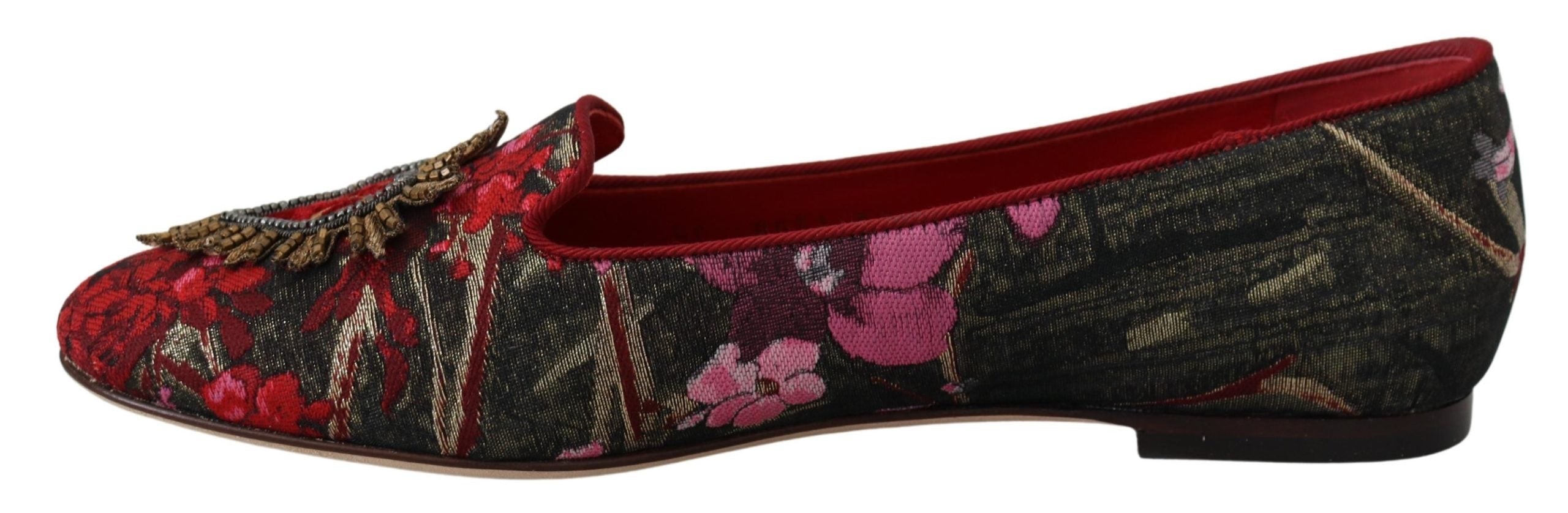 Pantofi sport Dolce &amp; Gabbana din piele și material textil multicolor cu etichetă Sacred Heart