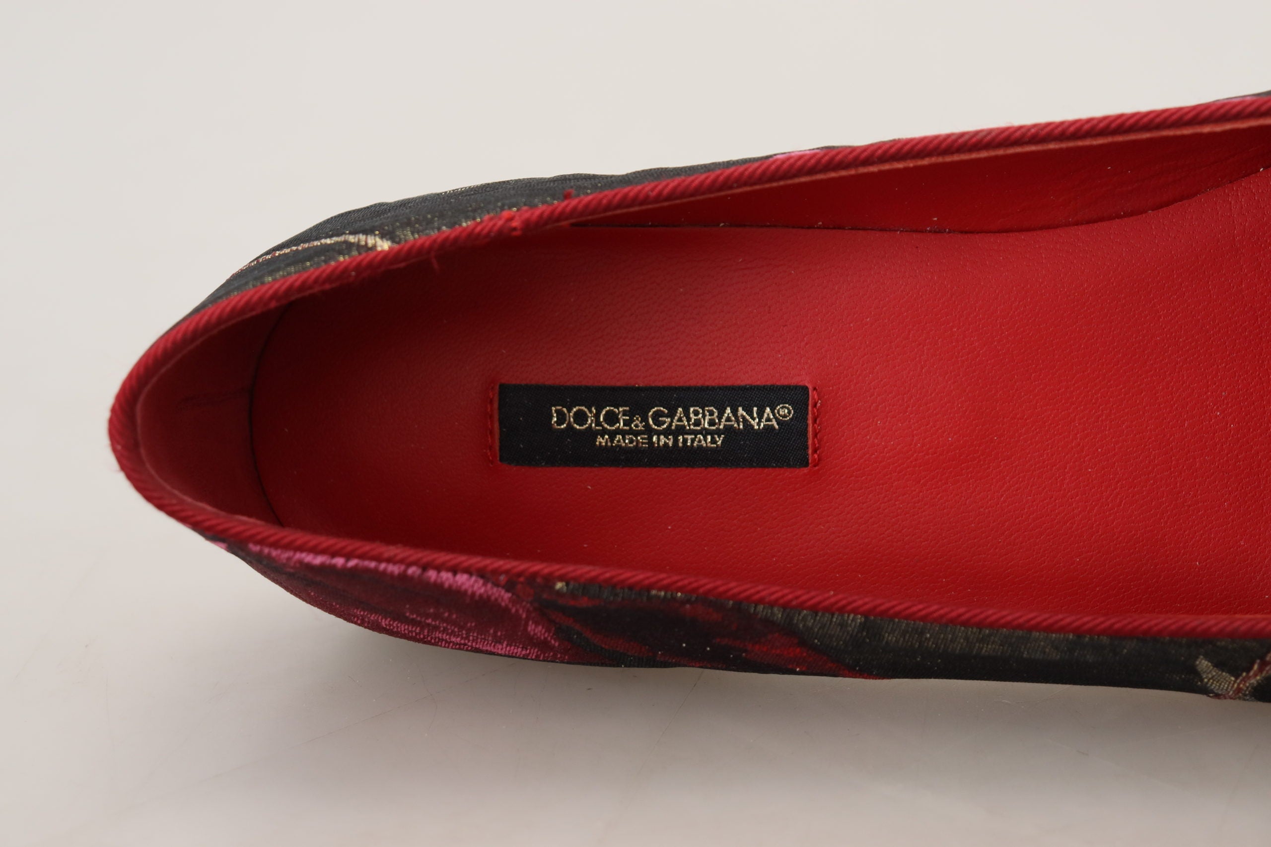 Pantofi sport Dolce &amp; Gabbana din piele și material textil multicolor cu etichetă Sacred Heart