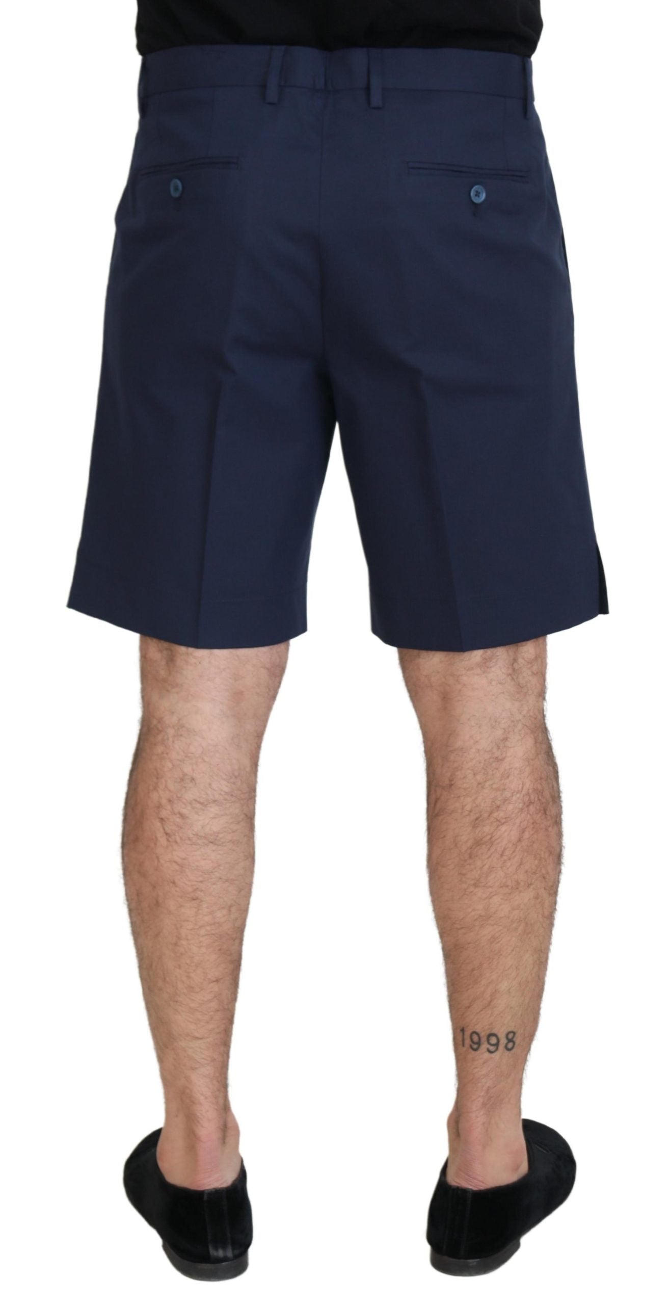 Pantaloni scurți chino eleganți albaștri Dolce &amp; Gabbana
