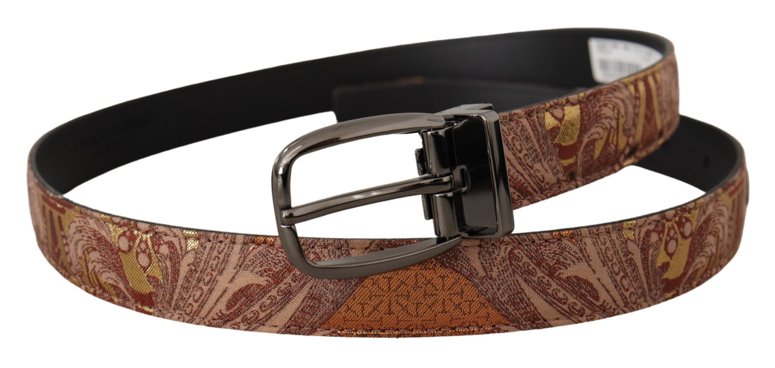 Curea Dolce &amp; Gabbana din piele multicoloră Signature