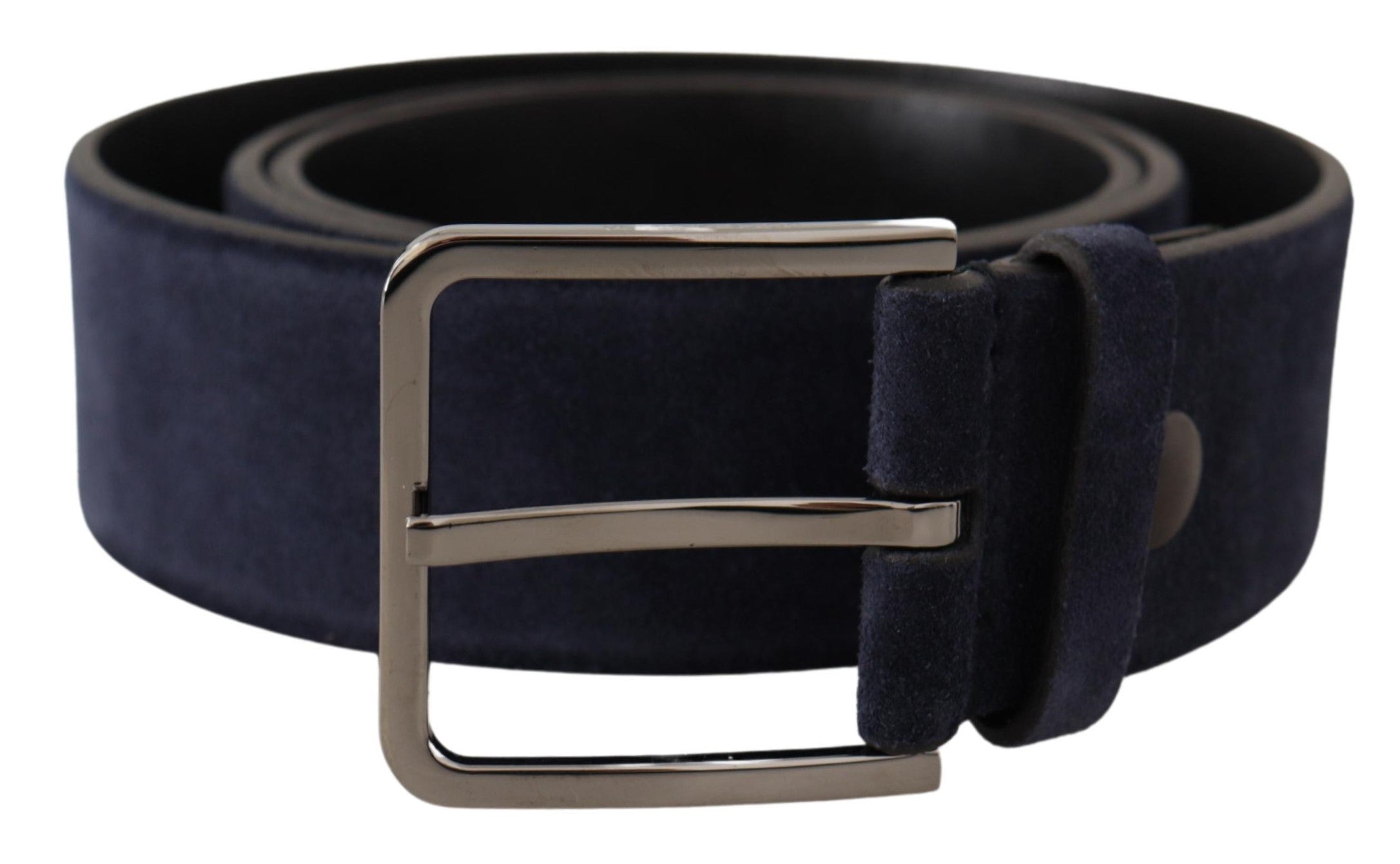 Curea din piele catifelată Dolce &amp; Gabbana bleumarin Elegance
