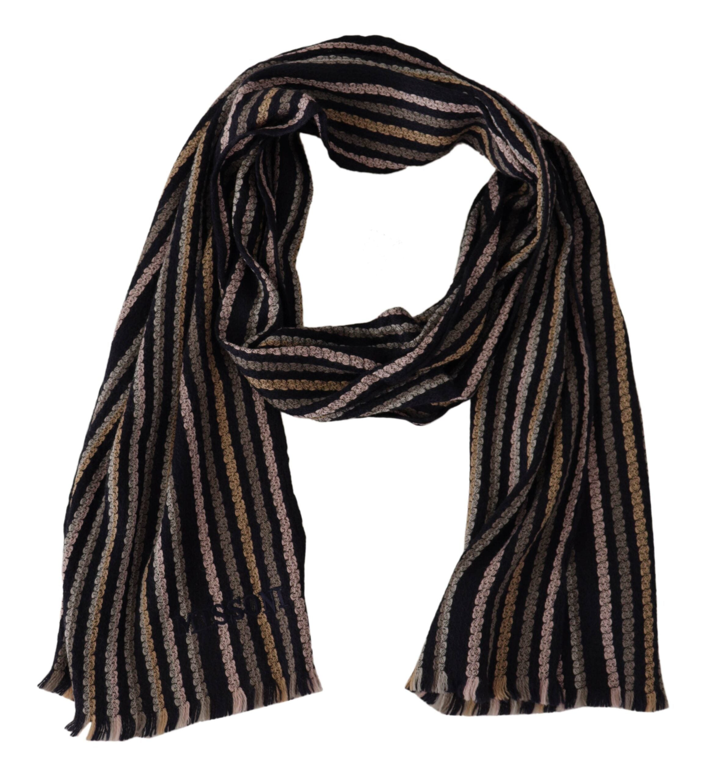 Eșarfă Missoni Autentică din Lână Multicoloră pentru Bărbați