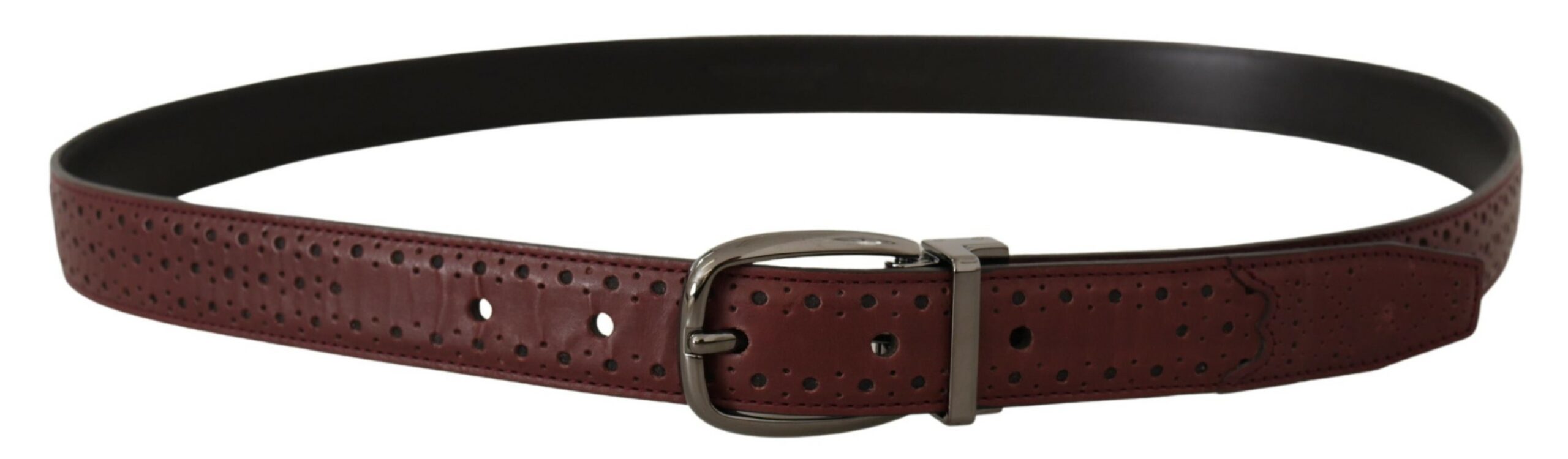 Curea elegantă din piele Dolce &amp; Gabbana cu cataramă metalică