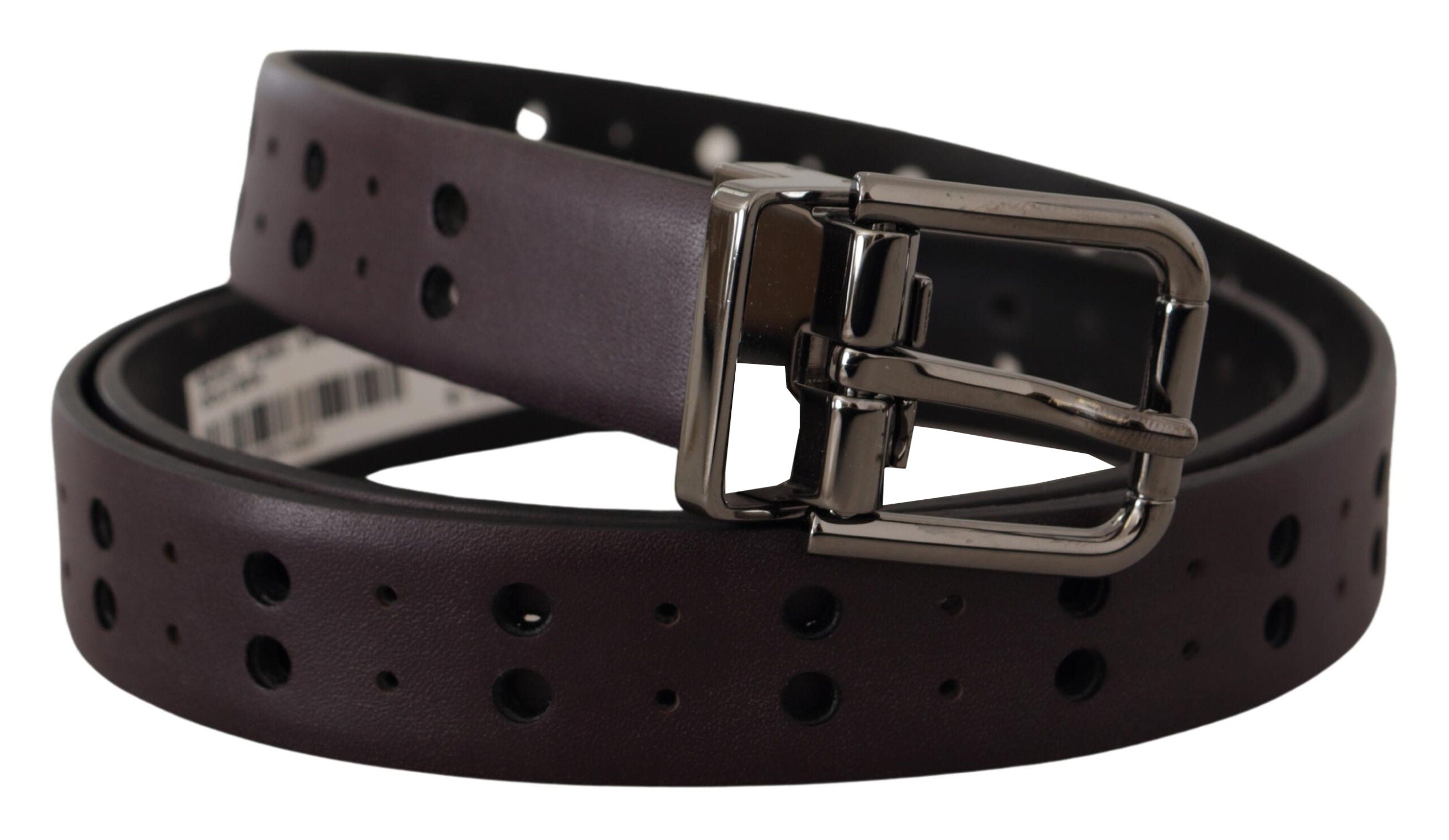 Curea din piele Dolce &amp; Gabbana Elegance Burgundy