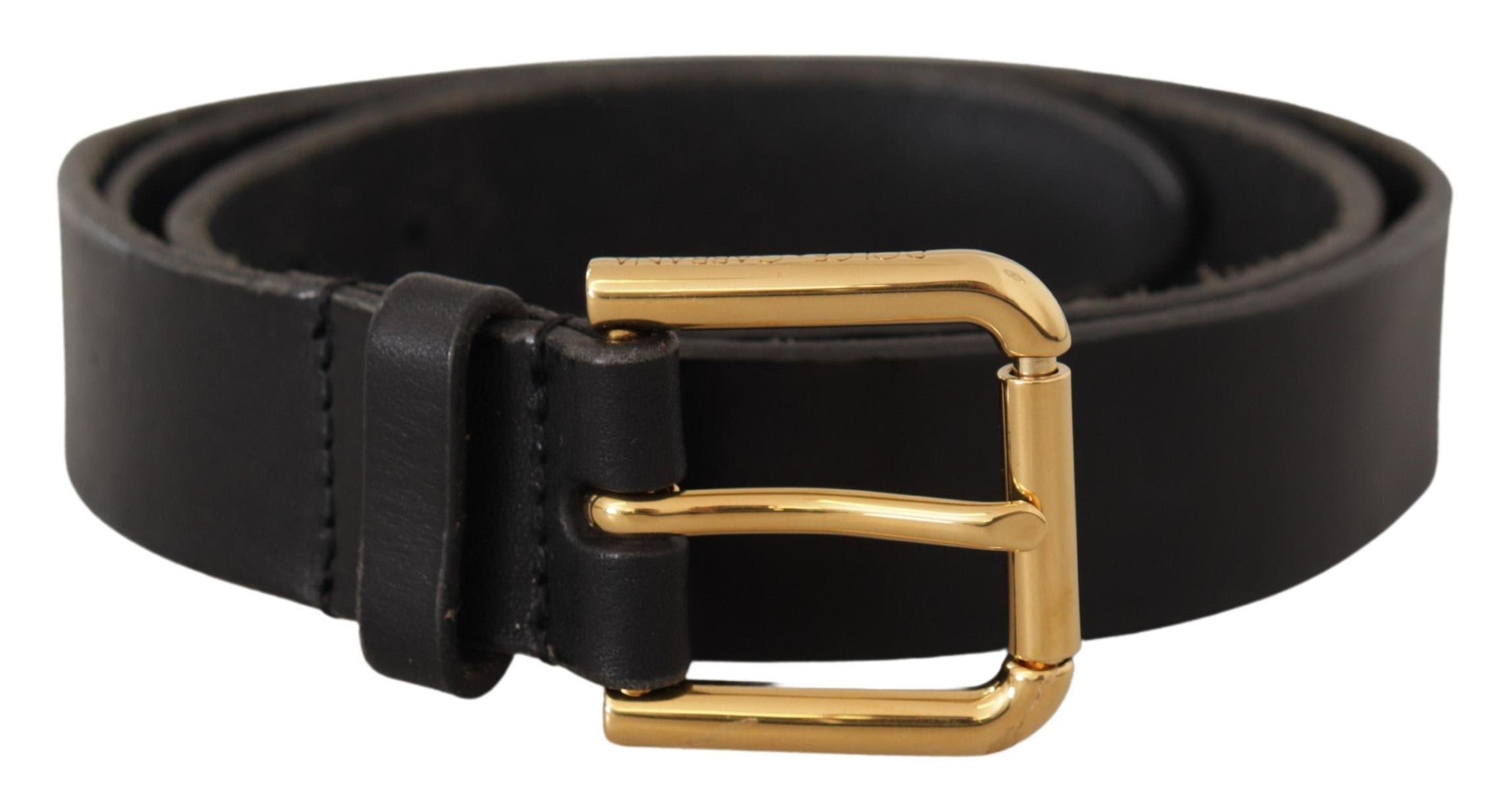 Curea elegantă din piele Dolce &amp; Gabbana cu cataramă metalică