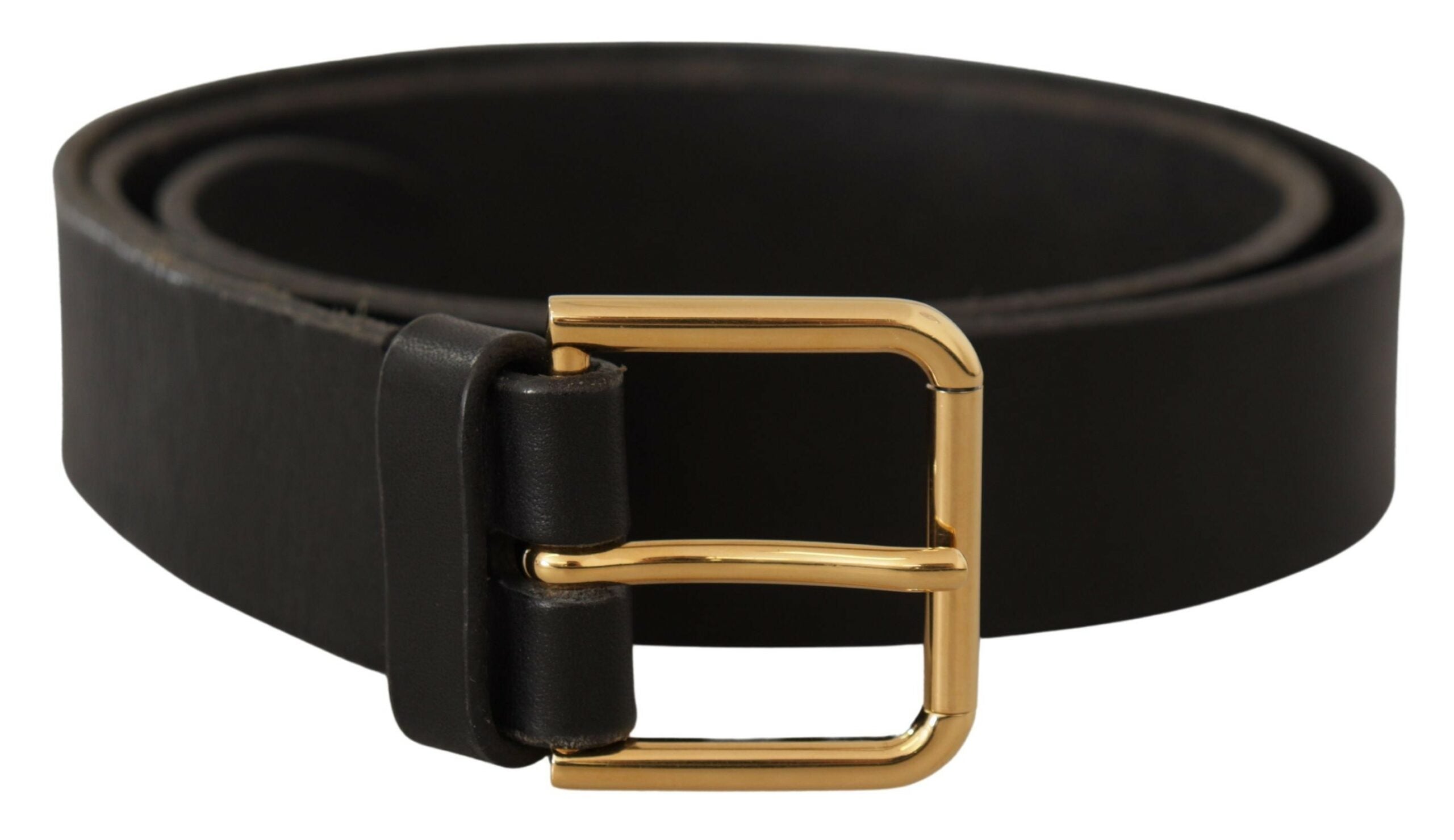 Curea elegantă din piele Dolce &amp; Gabbana cu cataramă metalică