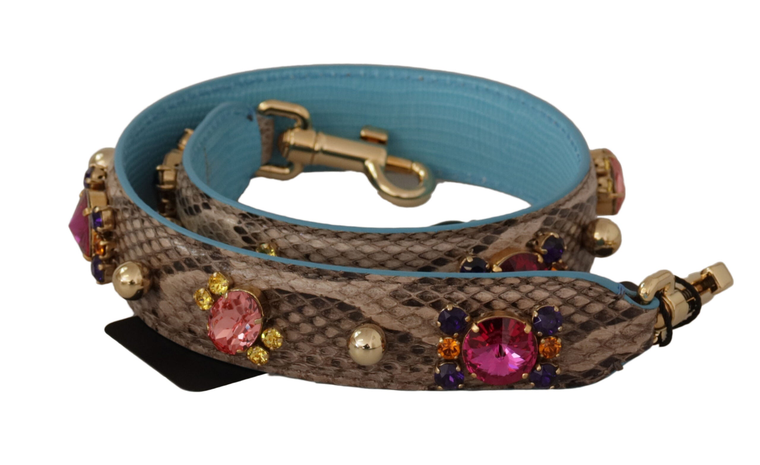 Dolce &amp; Gabbana Accesoriu elegant cu curea de umăr din piele de piton