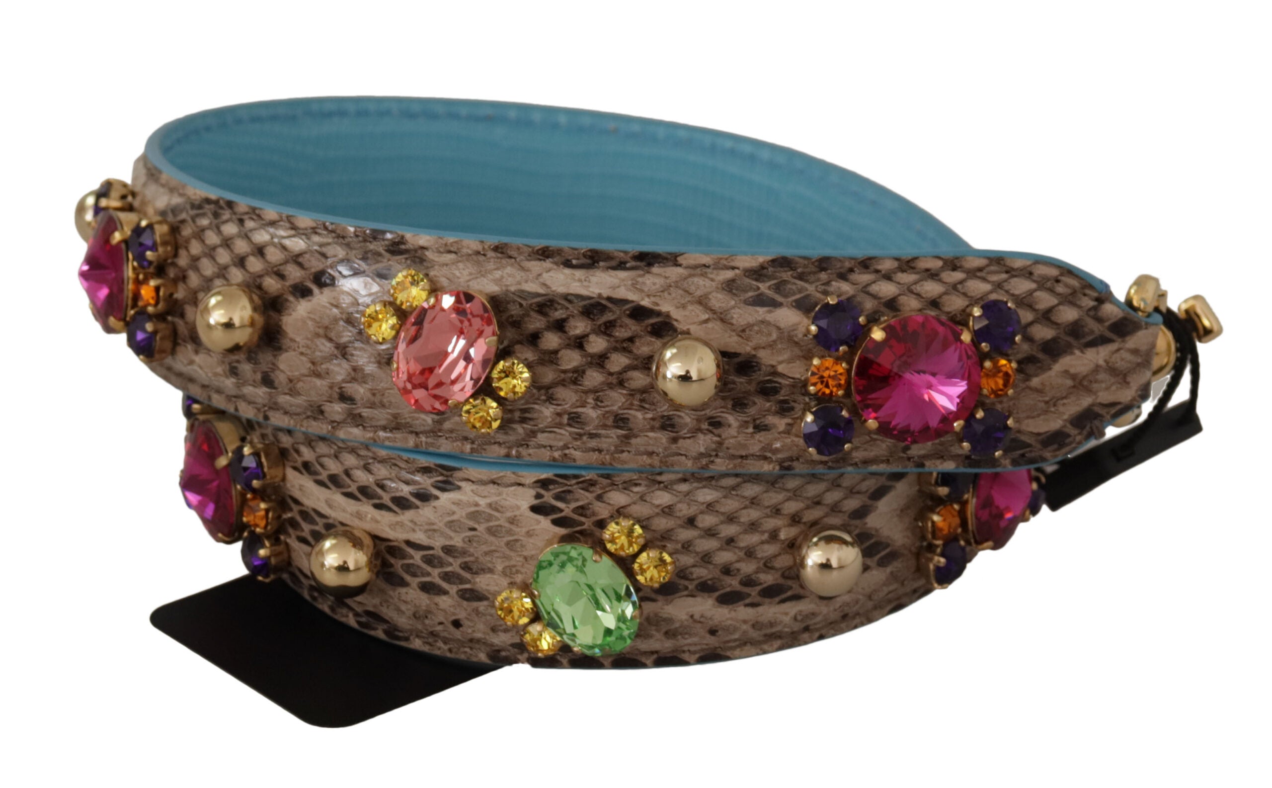 Dolce &amp; Gabbana Accesoriu elegant cu curea de umăr din piele de piton
