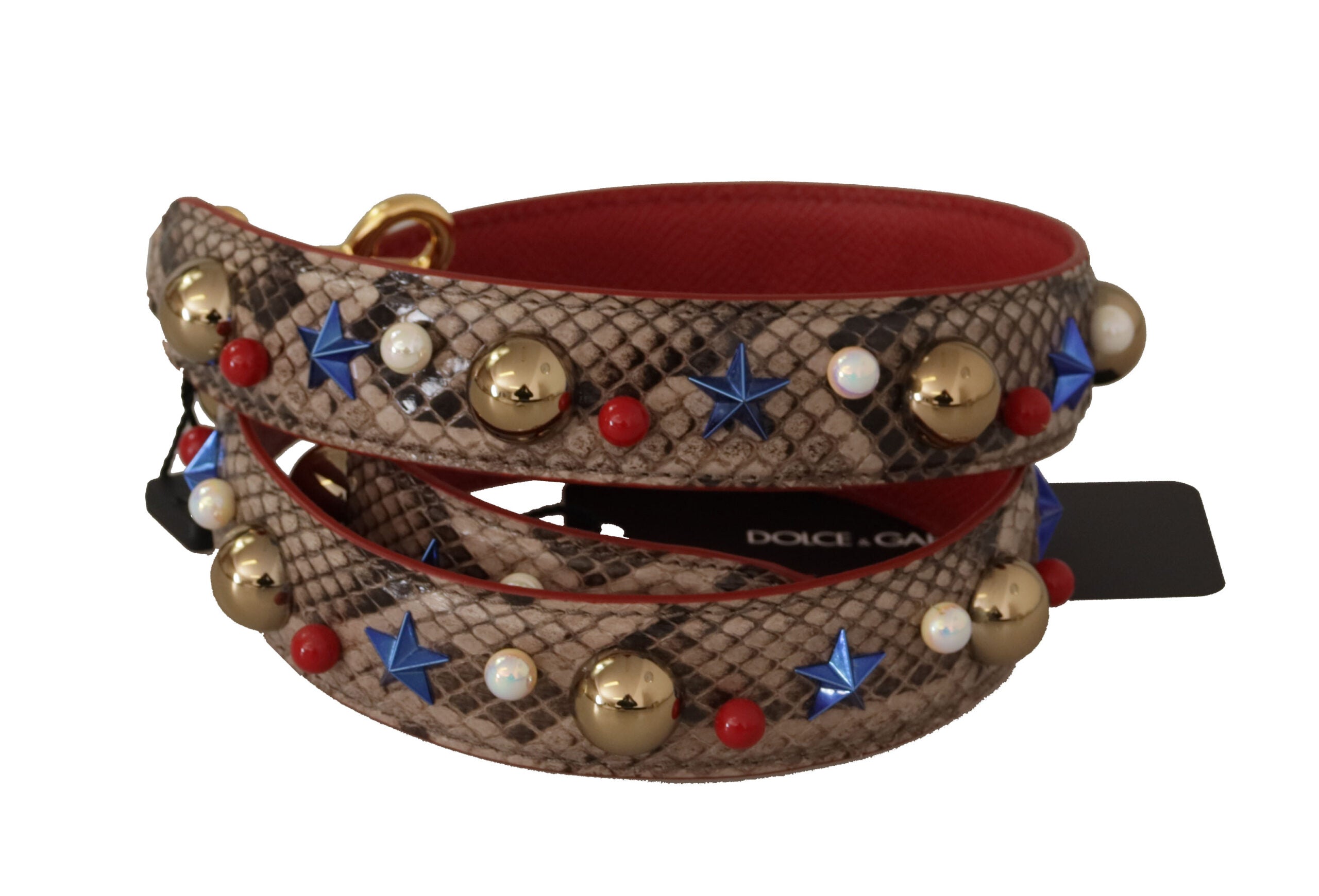 Dolce &amp; Gabbana Curea de umăr elegantă din piele de piton