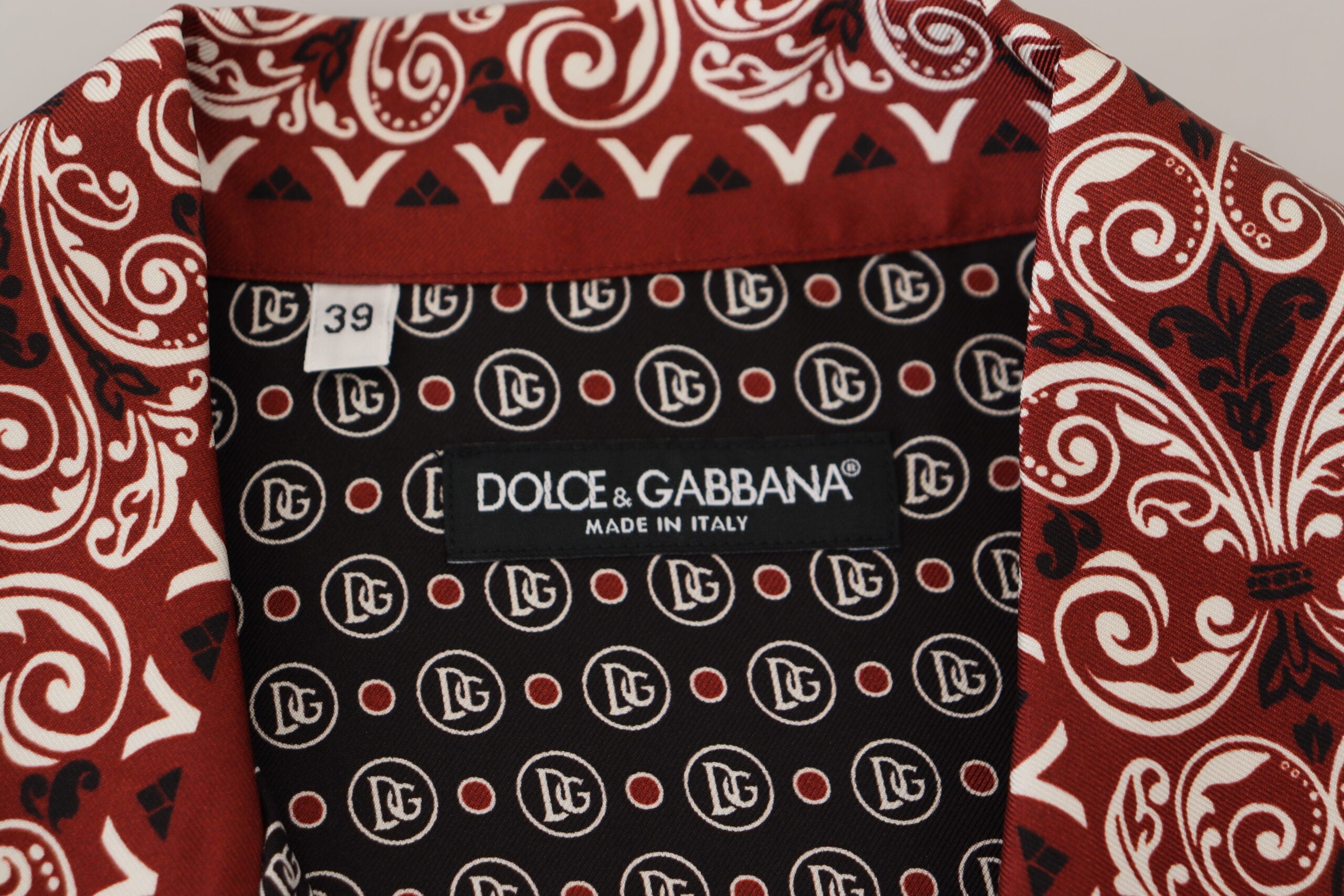 Dolce &amp; Gabbana Elegantes mehrfarbiges Freizeithemd aus Seide
