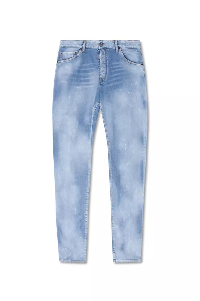 Dsquared² Hellblaue Baumwolljeans für Herren