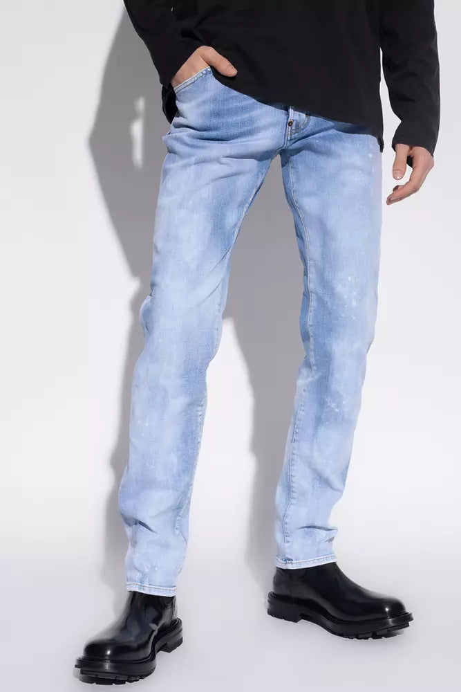 Dsquared² Hellblaue Baumwolljeans für Herren