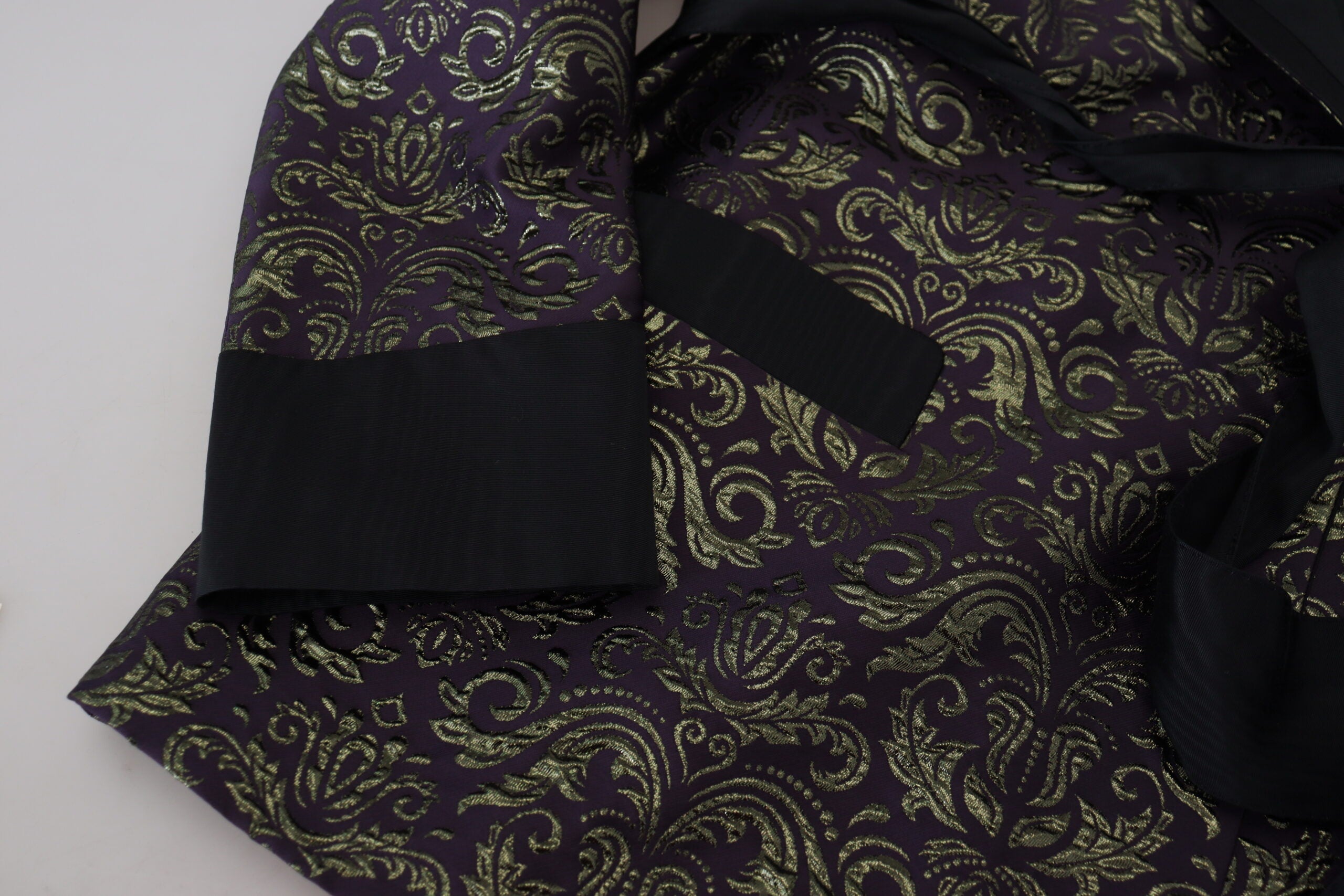 Jachetă Dolce &amp; Gabbana cu imprimeu jacquard auriu