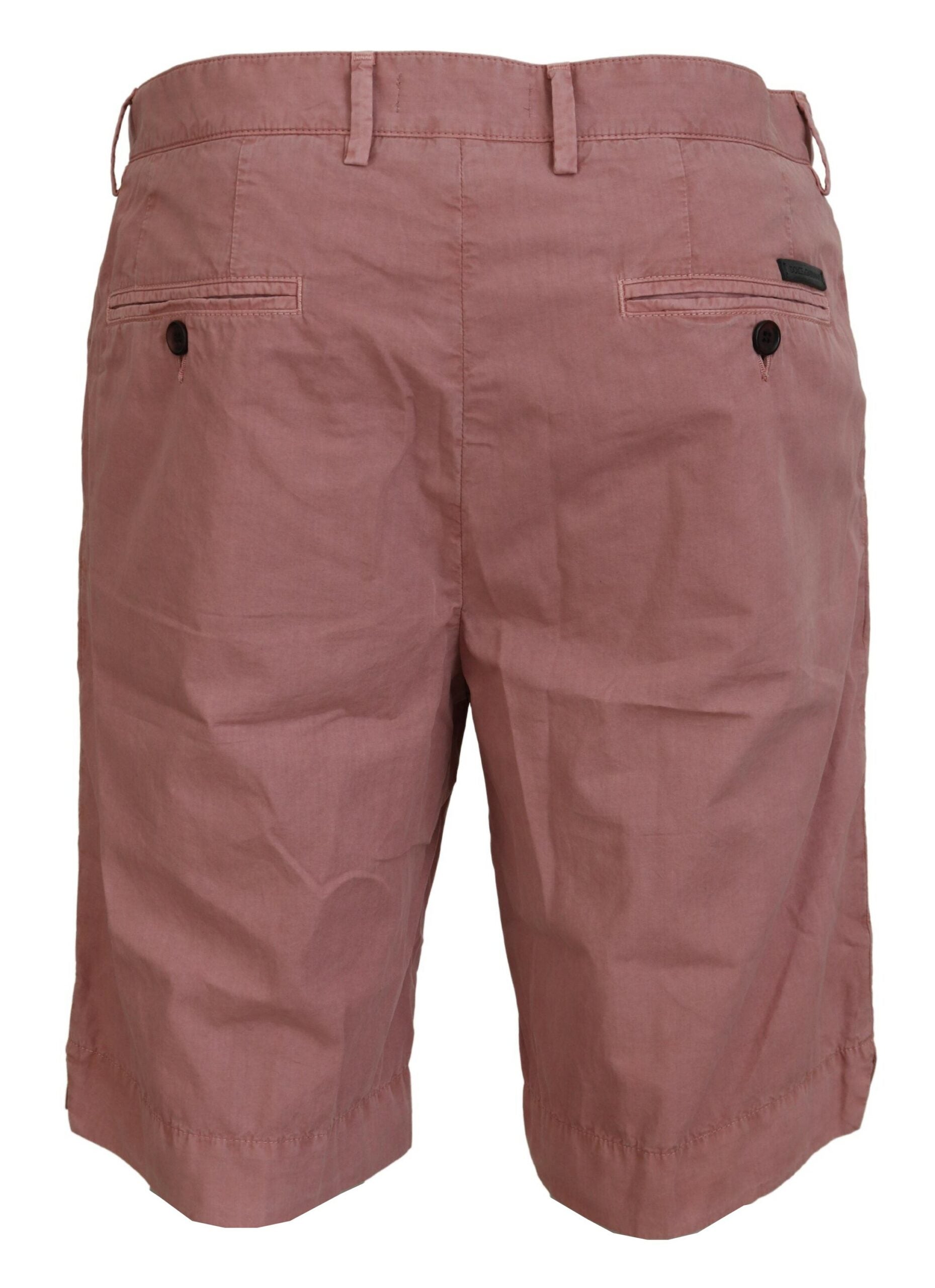 Dolce &amp; Gabbana Exquisite rosa Chino-Shorts für Herren