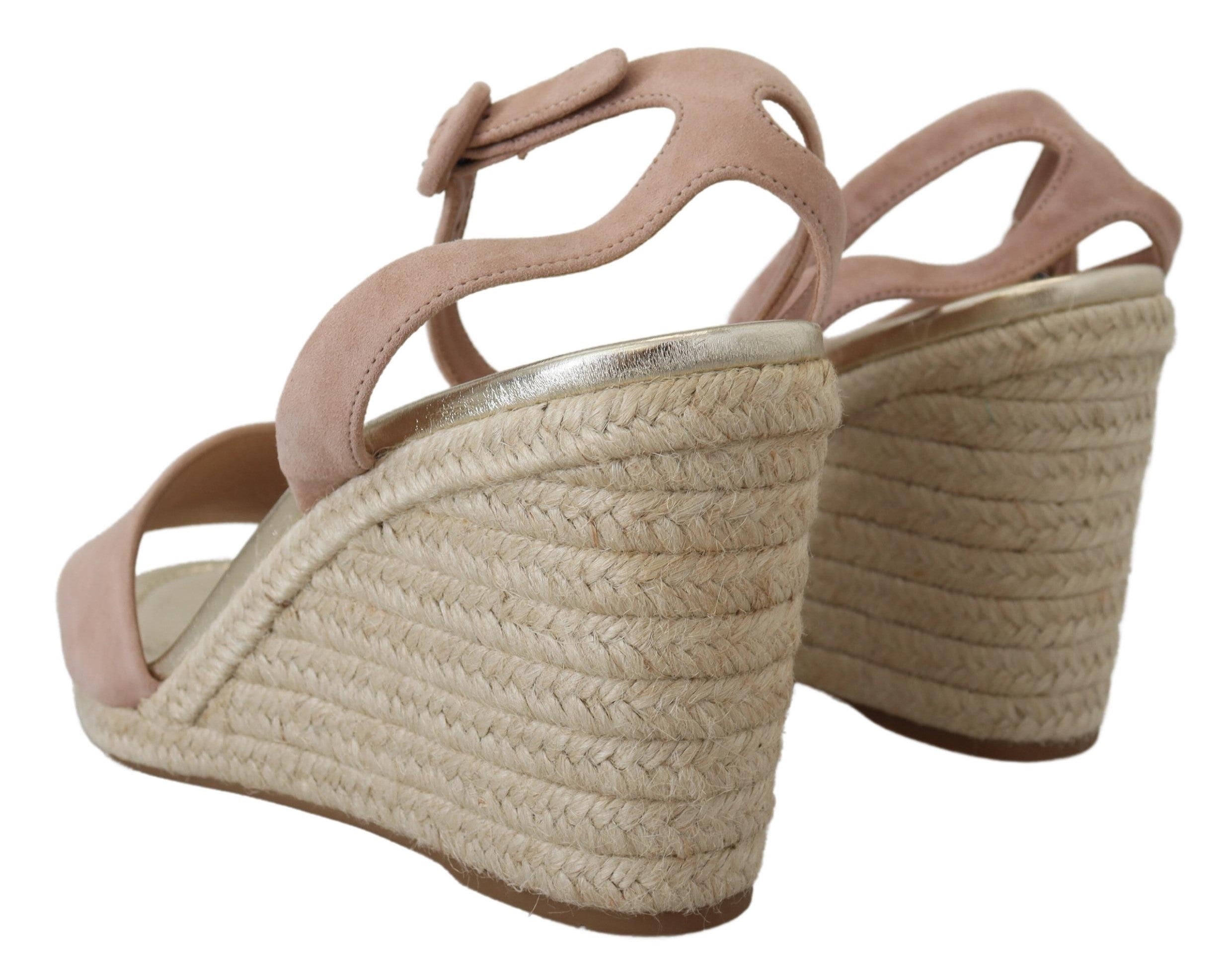 Sandale elegante Prada din piele întoarsă cu bareta la gleznă
