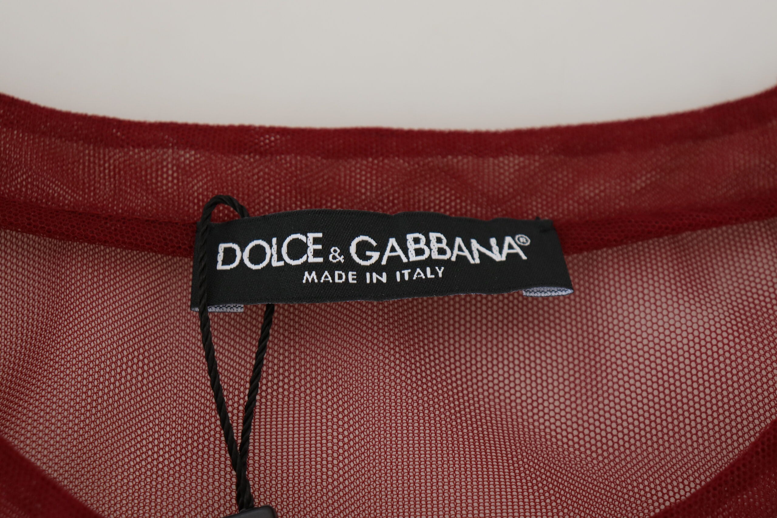 Rochie mini scurtă vișinie Dolce &amp; Gabbana - Eleganță italiană