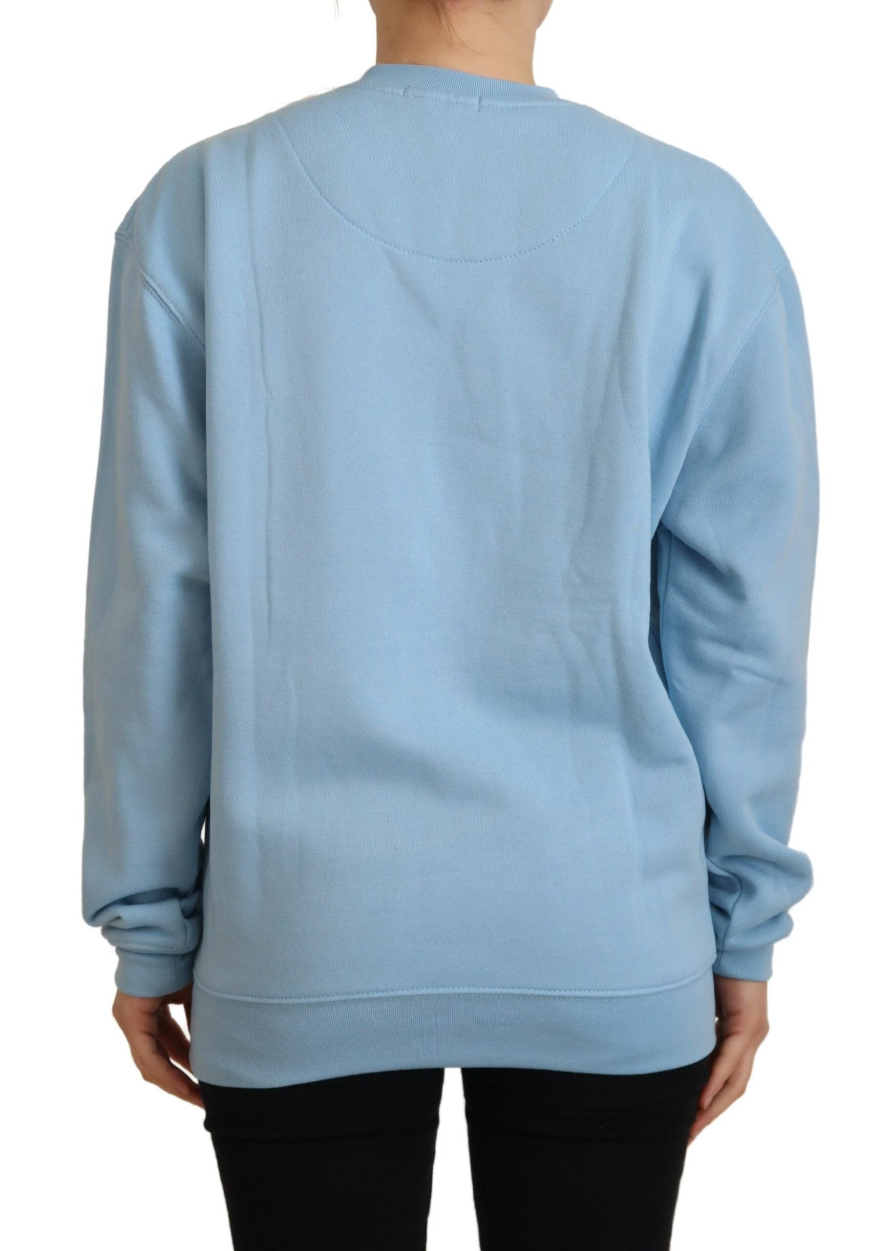 Philippe Model Eleganter hellblauer Pullover aus Baumwolle
