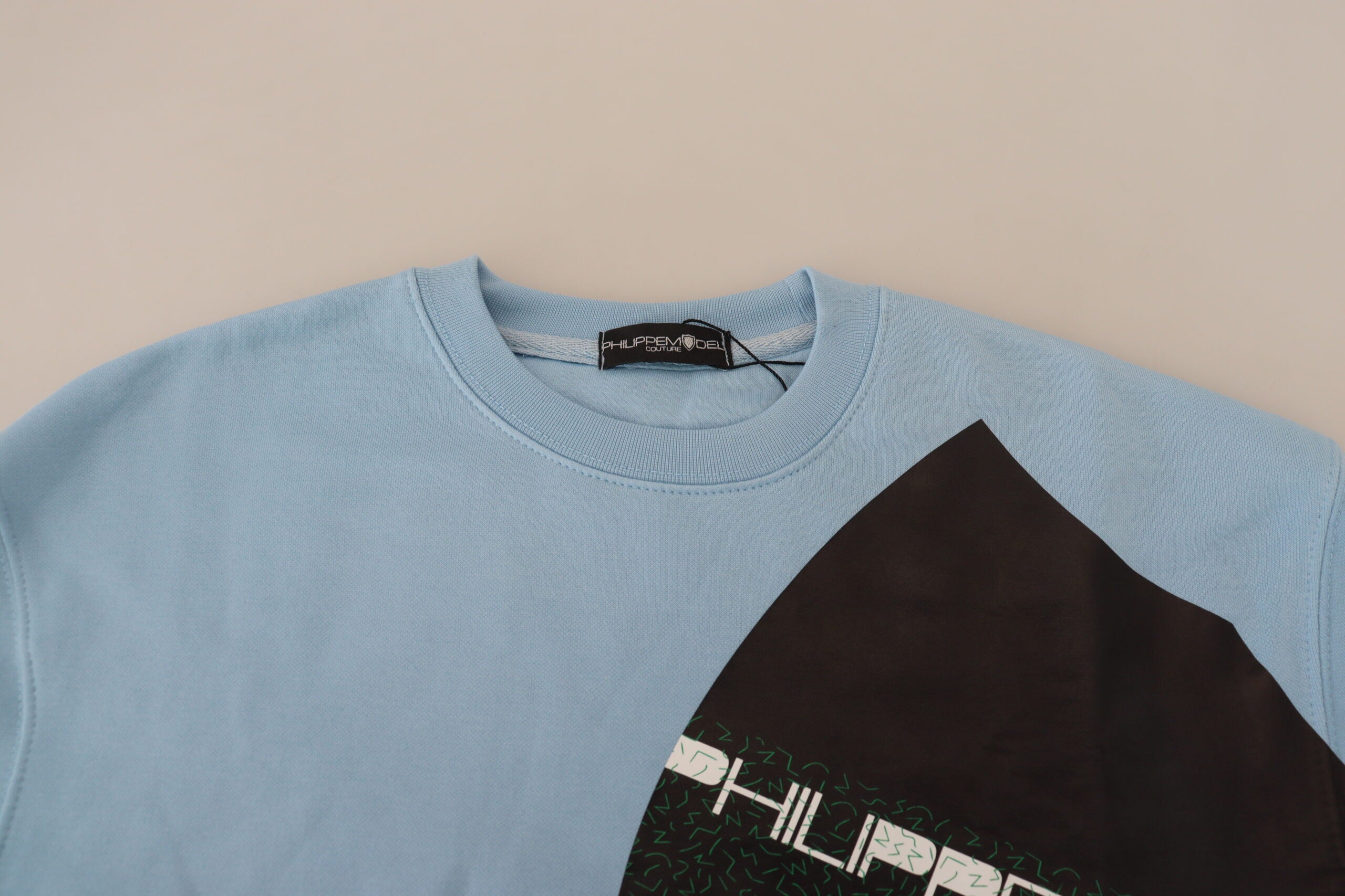 Philippe Model Eleganter hellblauer Pullover aus Baumwolle